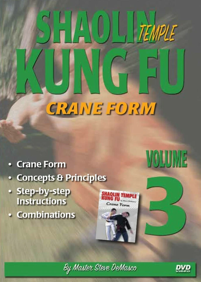 Shaolin Kung Fu #3 DVD Steve DeMasco Crane Form Concepts principles applications - Image 1 of 1