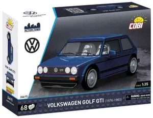 1:35 morsetto modello VW Golf GTI 1976-1983 blu 64 blocchi COBI 24615 IMBALLO ORIGINALE - Foto 1 di 4