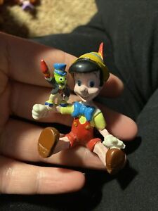 Vintage Disney Applause Pinocchio Decopac Cake Topper Toy Figure 2.5”