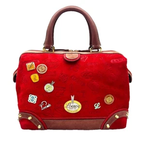Bolso de Mano Loewe 160 Aniversario Mini Boston ROJO Modelo Limitado RARO De Colección Sin Usar - Imagen 1 de 10