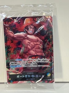 UNA PIEZA Portgas D. Ace Tarjeta Juguete Bandai ST13-002 LÍDER 7 once Japón Limitado - Imagen 1 de 10