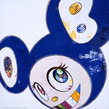 TAKASHI MURAKAMI KAIKAI KIKI Poster Blue Dob 300pcs LIMITED new Japan 45