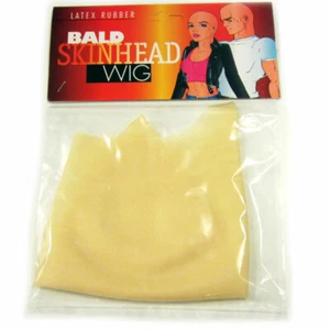 Bald Head Latex Wig - Adult Size - Skin Head Wig/Cap - Halloween, Dress Up, Gags - Picture 1 of 3