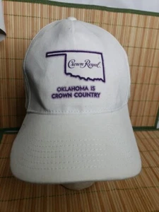 Crown Royal Oklahoma Baseball Cap Hat White Unisex  Snapback  - Picture 1 of 6