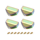 4 Pcs 0.63'' Colorful Triangle Zipper Tail Clip for Sewing Accessories