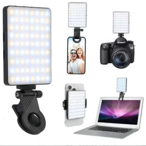 Tragbar Selfie-Licht Einstellbar RGB-Blitz Für iPhone/iPad/Laptop/Kamera - Zdjęcie 1 z 9