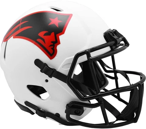 New England Patriots LUNAR Alternate Revolution  Auth. Football Helmet Cover