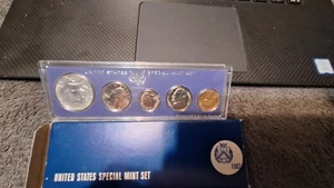 1967 Special Mint Set The "PROOF SET" 5 coin set Uncirculated 40% Silver Half - Picture 1 of 1