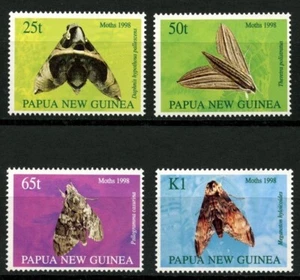 Papua New Guinea Scott #940-943 MNH Moths Insects FAUNA CV$4+ - Picture 1 of 1
