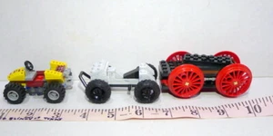 Lego Four Wheeled vehicle parts bricks Lot no piece count - Picture 1 of 9