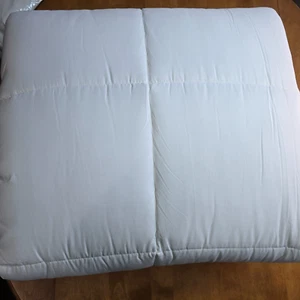 POTTERY BARN TEEN RECYCLED ESSENTIAL DUVET INSERT ~ LIGHTWEIGHT ~ QUEEN ~ WHITE - Picture 1 of 4