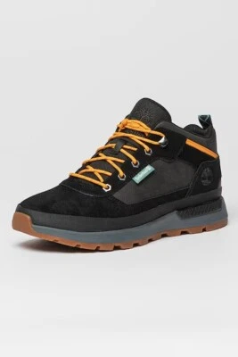 NUEVO TIMBERLAND Field Trekker Bajo Negro Gamuza Naranja Talla 13 Para hombres A61E4 Foto 1 de 4