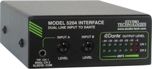 Model5204 Studio Technologies Model 5204 Dual Line-Input-to-Dante Interface - Bild 1 von 2