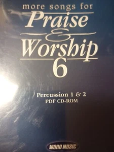 More Songs of Praise & Worship 6 Percussion 1 & 2 PDF CD-ROM 2013 N6 - Picture 1 of 1