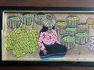SUKRID THAREENAK - B 1940 - Thailand Artist - Market Scene - 1974 - Picture 1 of 13