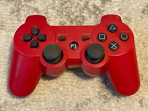 Sony DualShock 3 SIXAXIS Playstation 3 Controller Rot CECHZC2U ohne Kabel - Bild 1 von 4