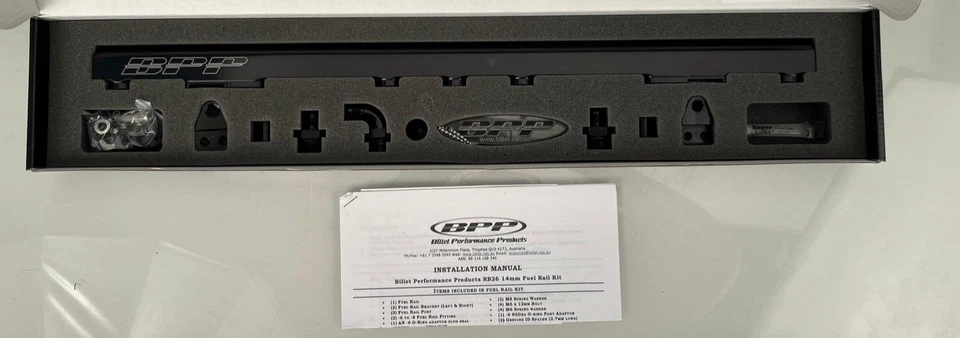 BPP Fits  Nissan RB26DETT Fuel Rail Kit Black - Image 1 of 4