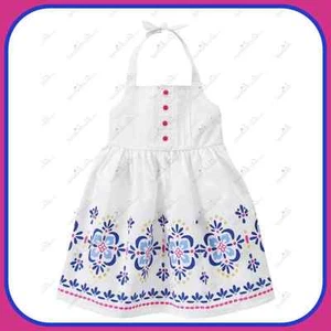 Nuevo con etiquetas Vestido Halter Gymboree Desert Dreams Talla 3T 5T Floral Medallón Bebé Niña - Imagen 1 de 5