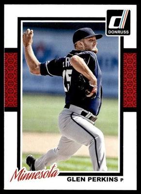 2014 Donruss Glen Perkins Minnesota Twins #167 - Image 1 of 2