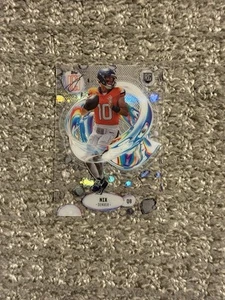 2024 Topps Signature Series Bo Nix Acetate Fluidity Rookie Sp Denver Broncos RC - Picture 1 of 2