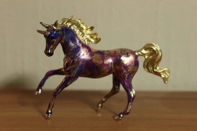 Breyer Pferd Modellpferd Stablemate OOAK Decorator Custom Repaint Magnolia Gold - Bild 1 von 4