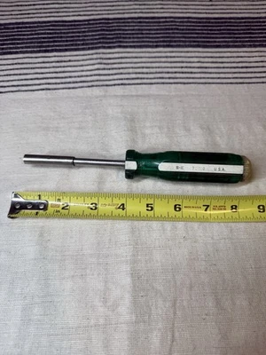 Vintage S-K Tool 1/4" Bit Driver Magnetic  Screwdriver 73518 SK USA - Image 1 of 4