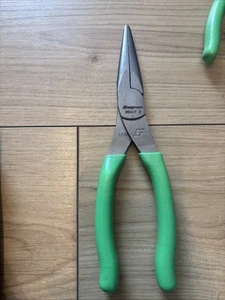 Snap-on Tools USA NEW GREEN 8" Talon Soft Grip Needle Nose Pliers 96ACF - Picture 1 of 1