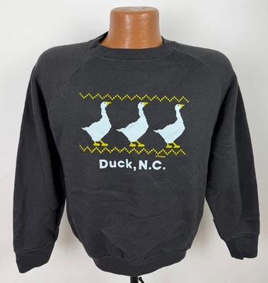 Sudadera Raglán De Colección Para Hombres Pato Mediano Carolina del Norte Punta de Aguja Abuela Foto 1 de 4