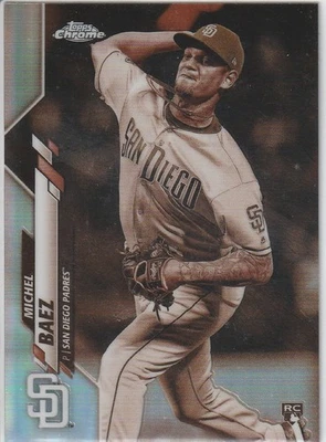 2020 Topps Chrome #187 Michel Baez Sepia Refractor - Image 1 of 2