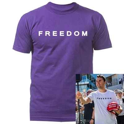 Camiseta Charlie Kirk True Patriot Freedom Foto 1 de 2