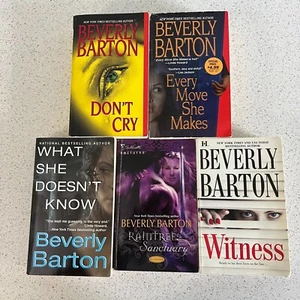 Lot of 5 Beverly Barton Mystery Thriller Romantic Suspense Paperback Books - Picture 1 of 6