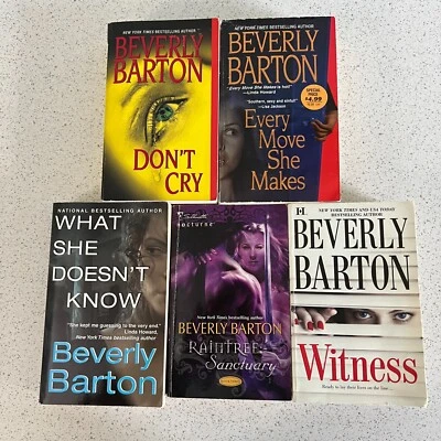 Lot of 5 Beverly Barton Mystery Thriller Romantic Suspense Paperback Books Foto 1 de 4
