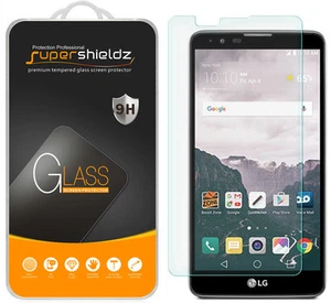 2X Supershieldz Tempered Glass Screen Protector for LG Stylo 2 Plus (MS550) - Picture 1 of 5