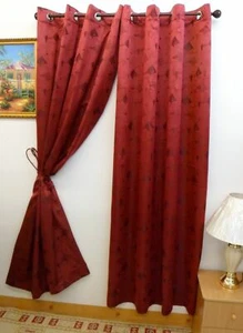 Marly 60" X 90" Jacquard Window Curtain with Grommets by Venice Collections - Picture 1 of 16