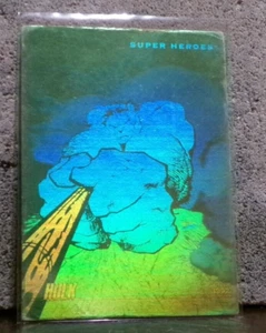 THE INCREDIBLE HULK SUPER HEROES MARVEL HOLOGRAM RARE - Picture 1 of 2