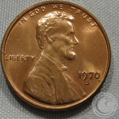 1970-S UNC LINCOLN MEMORIAL PENNY NICE COIN **MAKE AN OFFER** - Image 1 of 3