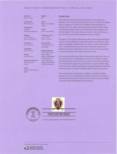 #0914 44c timbro cuore viola #4390 pagina ricordo - Foto 1 di 1