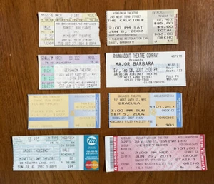 Vtg Broadway Tickets Dracula, Show Boat, Crucible, Sunset Boulevard, Jersey Boys - Picture 1 of 6