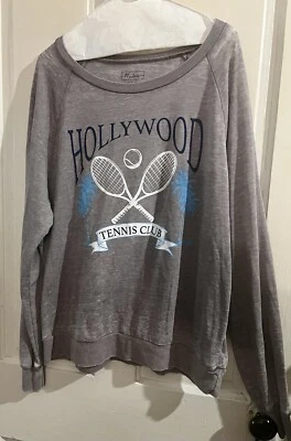 Jersey Miken Flow para mujer Hollywood Tennis Club gris claro XL Foto 1 de 4