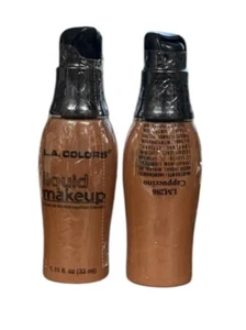 L.A. COLORS Pump Liquid Makeup, Cappuccino 2 Packs 33 ML Each - Picture 1 of 3