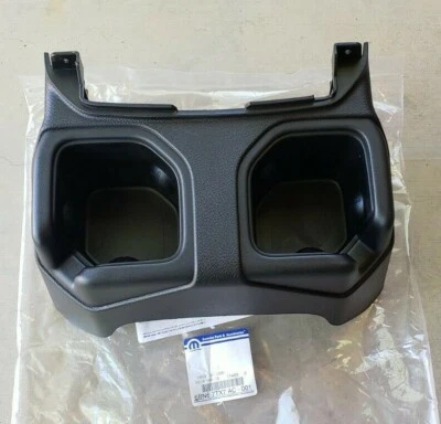 NEW 2018-2023 Jeep Wrangler JL Rear Console Cup Holder, OEM Mopar Foto 1 de 4