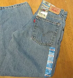 NUEVO CON ETIQUETAS Levi Strauss LEVI'S 550 Niño 8 REGULAR Calce Relajado JEANS AZULES 24 x 22 - Imagen 1 de 3