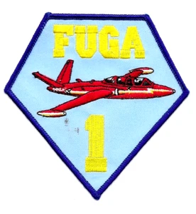FUGA 1 PATCH aereo militare, misure 4 1/2in x 4 1/2in - Foto 1 di 1