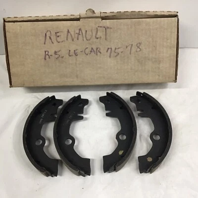 Восстановленный комплект задних тормозных колодок Renault R5 LeCar NOS Beck Arnley 1975-1983 - Изображение 1 из 4