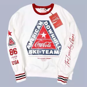 The Laundry Room Coca Cola American Downhill Ski Team Pullover Sweatshirt Large - Bild 1 von 6