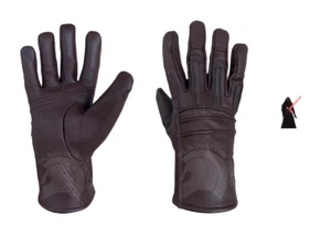 Star Wars Kylo Ren Cosplay Gloves Costume Trek Sith Lord LEATHER Sci-fi Mando - Picture 1 of 20