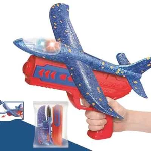 Foam Airplane Launcher - Outdoor Glider Toy for Kids 2 in 1 - Picture 1 of 4