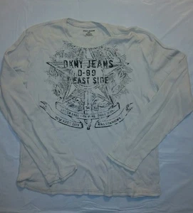 Camisa de mezclilla redonda Henley para hombre talla grande DNKY - Imagen 1 de 1