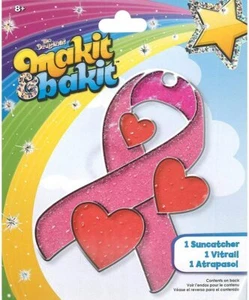 Colorbok Makit & Bakit Suncatcher Kit: Ribbon & Hearts - Picture 1 of 1