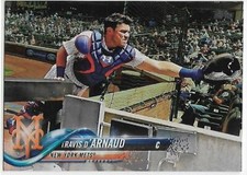 2018 Topps Rainbow Foil #91 Travis d'Arnaud NM-MT Mets